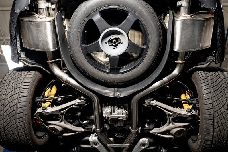 Corsa 18-22 Dodge Durango SRT 392 Cat-Back 2.75in Dual Rear Exit Xtreme 4.5in Black PVD Tips - COR21198BLK