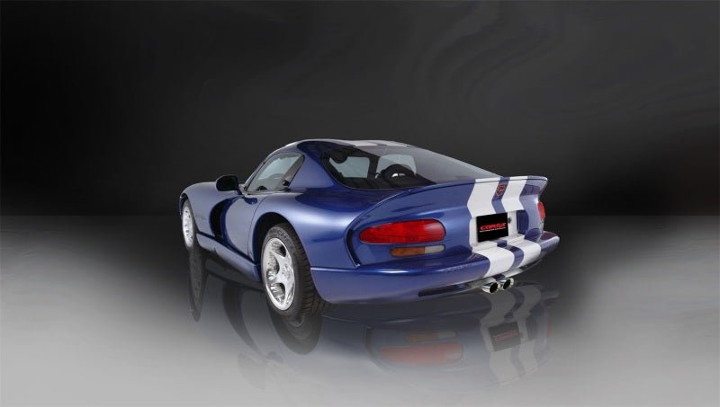 Corsa 1996-2002 Dodge Viper RT/GTS Sport Catback Exhaust w/ Polished 3" Inlet - COR14119