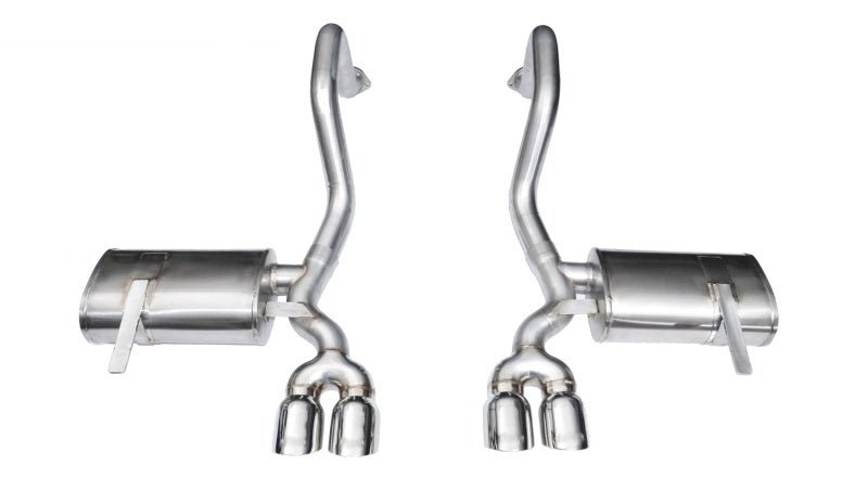 Corsa 1997-2004 Chevrolet Corvette C5 5.7L SS 2.5" Xtreme Axle-Back w/ Quad 3.5" Polish Tips - COR14132