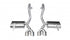 Corsa 1997-2004 Corvette C5 5.7L SS 2.5" Xtreme Axle-Back w/ Quad 4" Polish Tips - COR14961