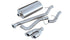 Corsa 1999-2006 Silverado/Sierra 1500 4.8/5.3L 3" Touring Catback Exhaust w/ 4" Polished Tips - COR14260
