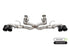 Corsa 20-23 Chevrolet Corvette C8 RWD 3in Xtreme Cat-Back Exhaust w/4.5in Carbon Fiber Black PVD Tip - COR21102CFBLK