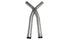Corsa 2005-2010 Mustang GT 4.6L/Shelby GT500 5.4L 2.5" X-Pipe - COR14312