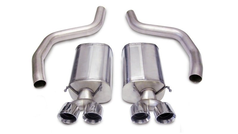 Corsa 2006-2013 Corvette C6 Z06 7.0 SS 3" Sport Axle-Back w/ Quad 4" Polished Tips - COR14164
