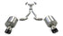 Corsa 2008-2009 Pontiac G8 GXP 6.0/6.2L Sport Catback w/ Dual 3" Black Tips - COR14950BLK