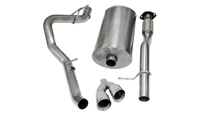 CORSA Performance - Corsa 2009-14 Avalanche/Yukon/Suburban 5.3/6.0L Sport Catback w/ Polished Tips - Exhaust Parts Pro - COR14914