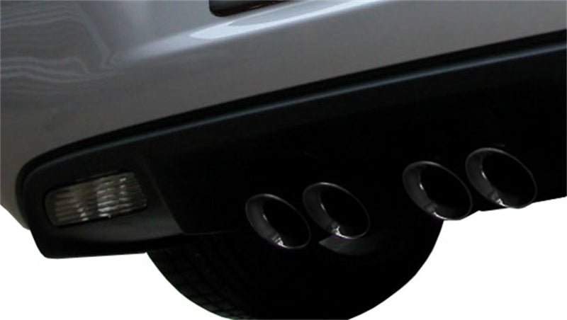 Corsa 2009-2013 Chevrolet Corvette 6.2L Sport 2.5" Axle Back w/ Quad Black Tips - COR14108BLK