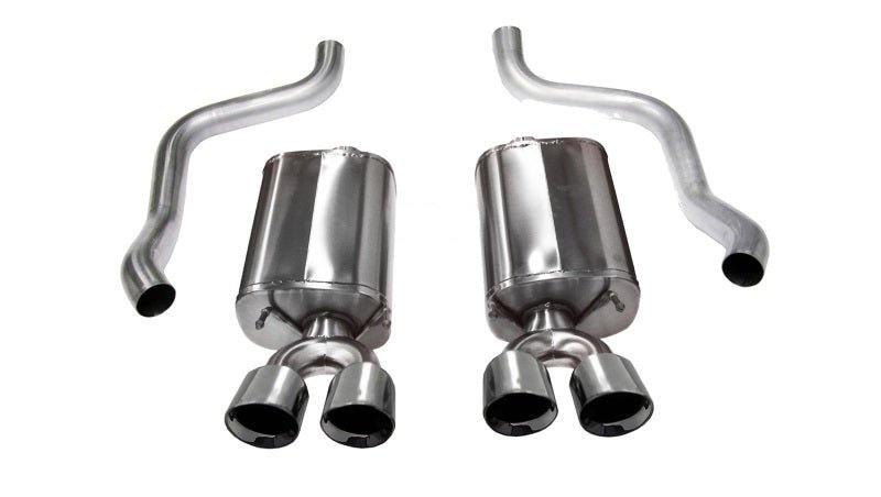 Corsa 2009-2013 Chevrolet Corvette C6 6.2L V8 Polished Sport Axle-Back Exhaust - COR14108