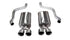 Corsa 2009-2013 Chevrolet Corvette C6 6.2L V8 Polished Sport Axle-Back Exhaust - COR14108
