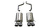 Corsa 2009-2013 Chevrolet Corvette C6 6.2L Xtreme Axleback w/ 4.5" Polished Tips - COR21012