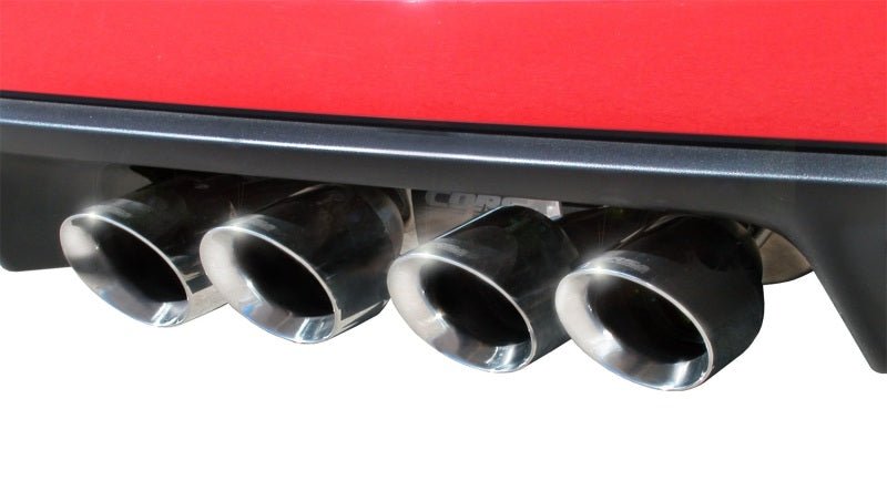 Corsa 2009-2013 Corvette C6 6.2 SS 2.5" Xtreme Axle-Back w/ 3.5" Quad Polished Tips - COR14470