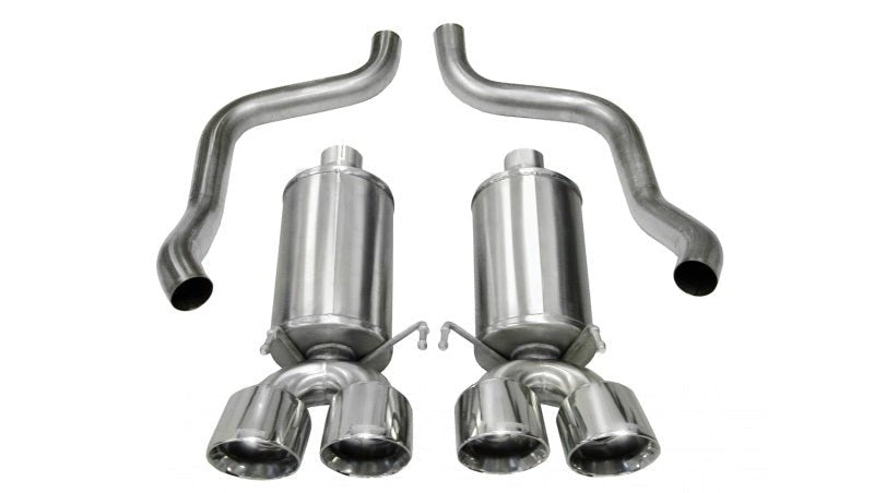 Corsa 2009-2013 Corvette C6 6.2 SS 2.5" Xtreme Axle-Back w/ 3.5" Quad Polished Tips - COR14470