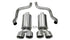 Corsa 2009-2013 Corvette C6 6.2 SS 2.5" Xtreme Axle-Back w/ 3.5" Quad Polished Tips - COR14470