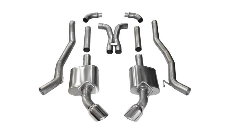 Corsa 2010-2015 Camaro SS CP 6.2L SS 3" Xtreme Catback w/ 4.5" Polish Tips - COR14968