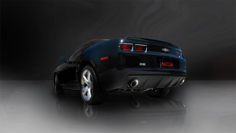 Corsa 2010-2015 Chevrolet Camaro CP SS 6.2L SS 2.5" Sport Catback w/ Polished 4" Tips - COR14952