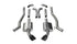 Corsa 2010-2015 Chevrolet Camaro SS 6.2L Xtreme 3" Catback w/ 4.5" Black Tips - COR14968BLK