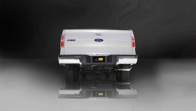 Corsa 2011-2014 Ford F-150 3.5L SS 3" Sport CatBack Single Side w/ 4" Polished Tip - COR24392
