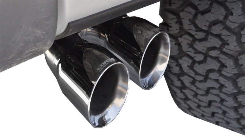 Corsa 2011-2014 Ford F-150 Raptor 6.2L SS 3" Xtreme Catback w/ 4" Polished Tips - COR14760
