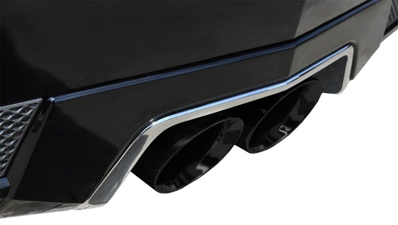 Corsa 2011-2015 Cadillac CTS-V Coupe 6.2L Sport Axle-Back w/ 4.5" Black Tips - COR14942BLK