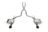 Corsa 2011-2023 Dodge Durango Xtreme 2.5in Cat-Back Dual Rear Exit w/ Single 4.5in Black PVD Tips - COR21186BLK