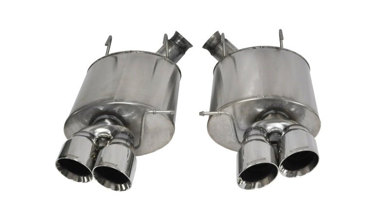 Corsa 2013-2014 Shelby GT500 5.8L SS 3" Sport Axle-Back w/ 4" Quad Polished Tips - COR14321