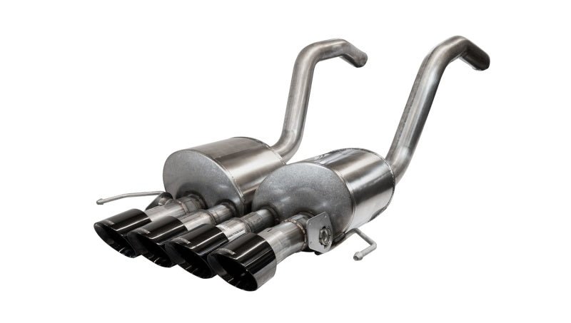 CORSA Performance - Corsa 2014-2019 Chevrolet Corvette C7 Z06 6.2L 2.75in Xtreme Axle-Back w/ Dual NPP & Quad Black Tips - Exhaust Parts Pro - COR14777BLK