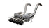 CORSA Performance - Corsa 2014-2019 Chevrolet Corvette C7 Z06 6.2L 2.75in Xtreme Axle-Back w/ Dual NPP & Quad Black Tips - Exhaust Parts Pro - COR14777BLK