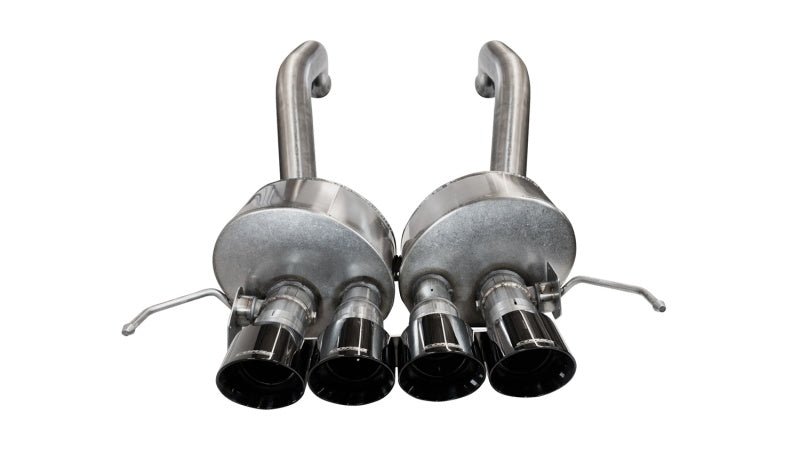 CORSA Performance - Corsa 2014-2019 Chevrolet Corvette C7 Z06 6.2L 2.75in Xtreme Axle-Back w/ Dual NPP & Quad Black Tips - Exhaust Parts Pro - COR14777BLK