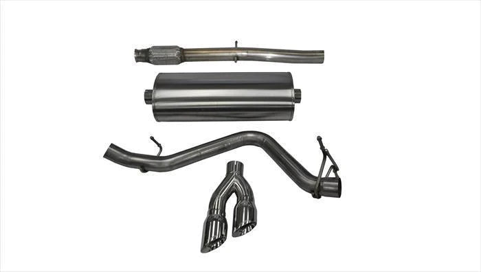Corsa 2014-2019 GMC Sierra/Chevy Silverado 1500 5.3L Polished Sport Catback - COR14874