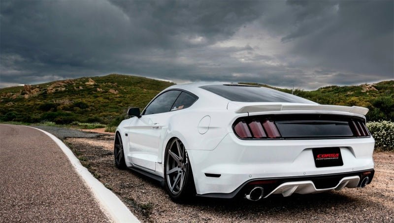 Corsa 2015-2017 Ford Mustang GT 5.0 SS 3" Sport Catback w/ 4.5" Polish Dual Tips - COR14332