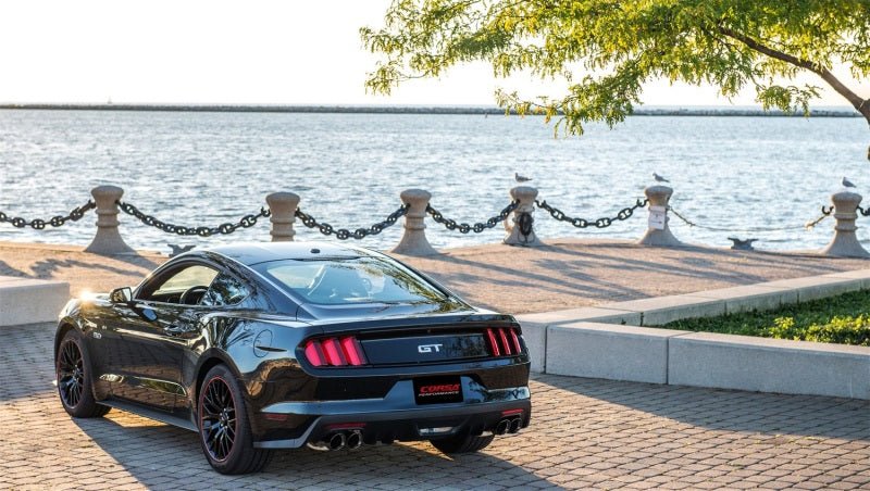Corsa 2015-2017 Ford Mustang GT 5.0 SS 3" Xtreme Catback w/ Black Quad 4" Tips - COR14335BLK