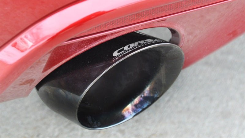 Corsa 2015-2017 Ford Mustang GT 5.0 SS 3" Xtreme Catback w/ Dual Black 4.5" Tips - COR14328BLK