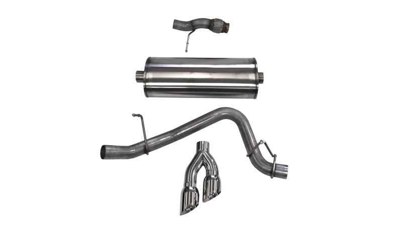Corsa 2015-2020 Chevy Tahoe/GMC Yukon 5.3 SS 3" Sport Catback Single Side w/ Polished 4" Tips - COR14859