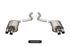 Corsa 2015-2020 Ford Mustang GT350/R 5.2L V8 Dual Rear Axle-Back- Stainless Dual Rear Exit - COR21098