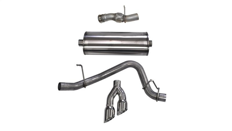 Corsa 2015-2020 TAHOE, YUKON DENALI, ESCALADE 6.2L Catback w/ Polished Tips - COR14826