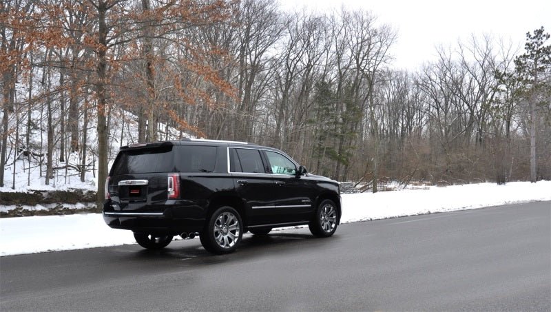 Corsa 2015-2020 Yukon/Escalade/Tahoe 6.2L SS 3" Sport Single Side Exit Catback w/ 4" Black Tips - COR14826BLK