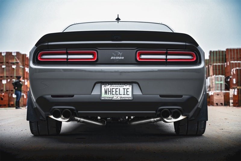 Corsa 2015-2022 Challenger SRT/Hellcat/Demon/Redeye 2.75" Valved Catback w/ Black Tips - COR21070BLK