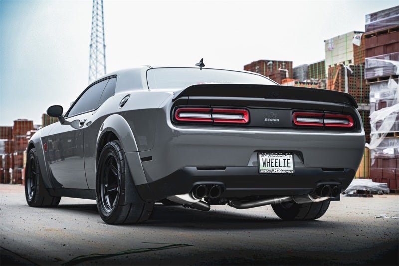 Corsa 2015-2022 Challenger SRT/Hellcat/Demon/Redeye 2.75" Valved Catback w/ Black Tips - COR21070BLK