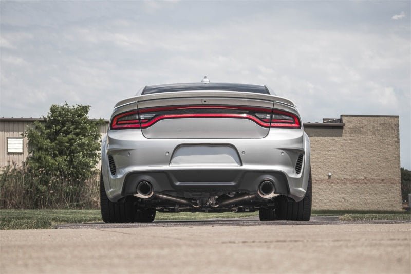 Corsa 2015-2022 Charger SRT/Hellcat/Redeye 2.75" Valved Catback w/ 4.5" Black Tips - COR21072BLK