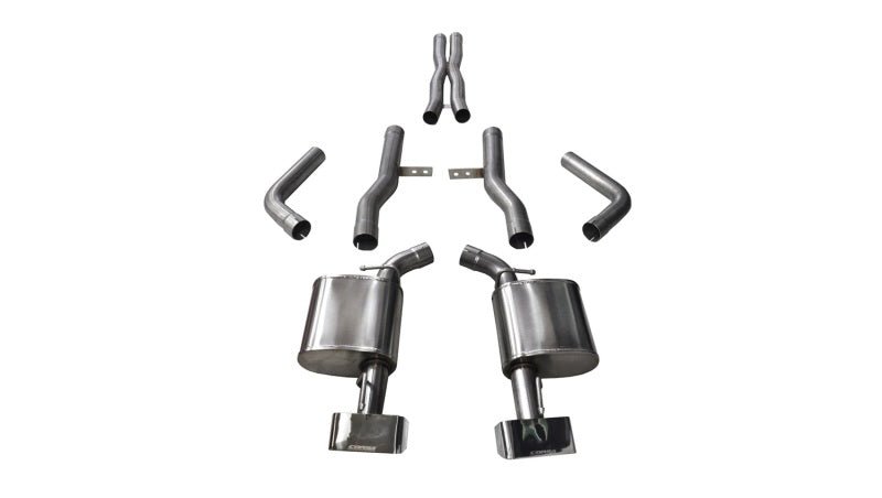 Corsa 2015-2022 Dodge Challenger 6.2/6.4L Xtreme Catback w/ Factory Style Polish Tips - COR14994
