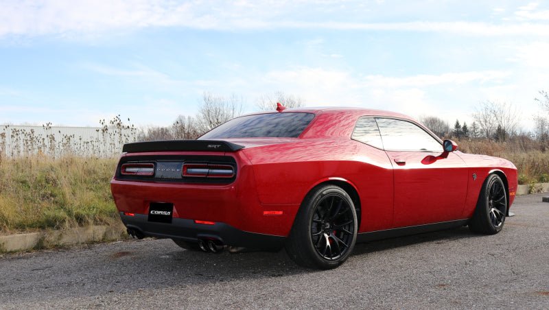 Corsa 2015-2023 Challenger Hellcat/SRT/Scat Pack 6.2/6.4 SS 2.75" Extreme Catback w/ 3.5" Black Tips - COR14989BLK