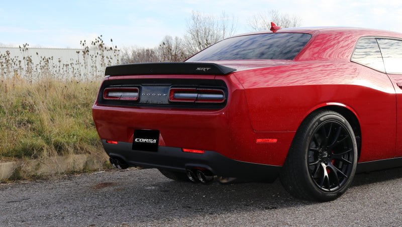 Corsa 2015-2023 Challenger Hellcat/SRT/Scat Pack 6.2/6.4 SS 2.75" Extreme Catback w/ 3.5" Black Tips - COR14989BLK