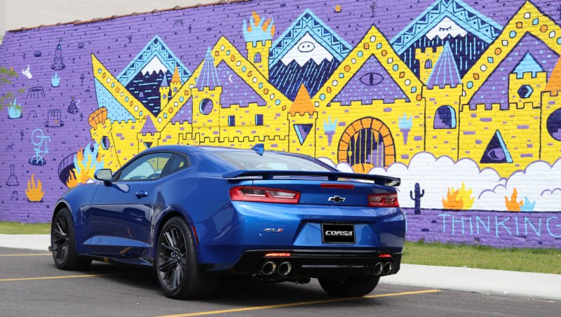 Corsa 2016-2023 Chevrolet Camaro SS/ZL1 2.75" Polished Sport Axle-Back Exhaust - COR14786