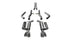 Corsa 2017-2022 Dodge Challenger 5.7L Xtreme Catback w/ 3.5" Polished Tips (For use w/ stock valves) - COR21006