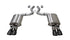 Corsa 2018-2023 Ford Mustang GT CP 3" Sport Axle-Back Exhaust w/ 4" Black Tips - COR21002BLK