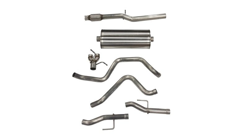 Corsa 2019-2023 Silverado/Sierra 6.2L Sport Catback Dual Rear Exit w/o Tips - COR21034