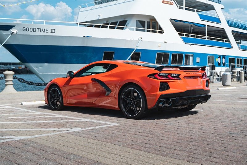 Corsa 2020-2023 Corvette C8 3in Xtreme Cat-Back Exhaust 4.5in Black Quad Tips - Deletes stock AFM Valve - COR21104BLK
