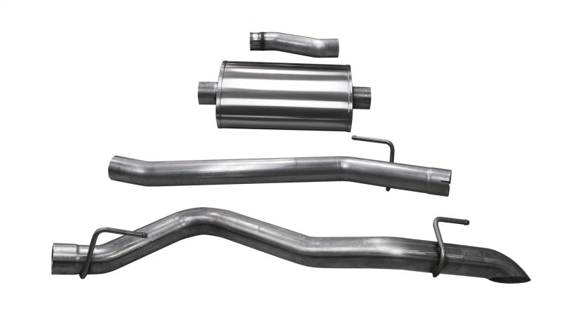 CORSA Performance - Corsa 2020-2023 Jeep Gladiator JT 3.6 SS 3.0" Sport CatBack Single Side Exit w/ Turn Down - Exhaust Parts Pro - COR21061