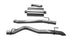 CORSA Performance - Corsa 2020-2023 Jeep Gladiator JT 3.6 SS 3.0" Sport CatBack Single Side Exit w/ Turn Down - Exhaust Parts Pro - COR21061