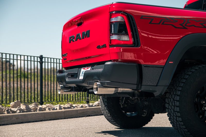 Corsa 2021-2023 Dodge Ram TRX 6.2L Xtreme Catback w/ Dual Rear Gunmetal Tips - COR21189GNM